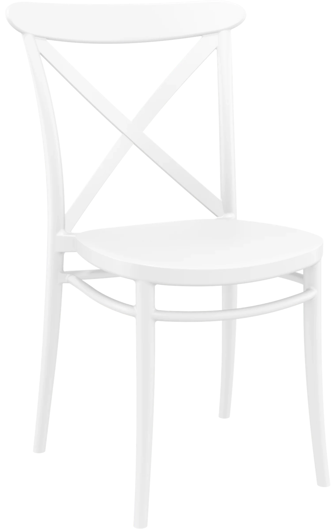 Siesta Cross Chair White | Office Furniture Designs
