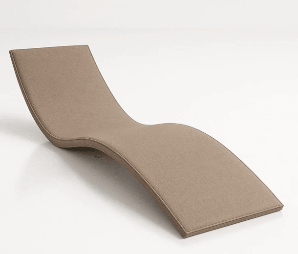 Siesta Cushion (for Slim Sunlounger) Light Brown | Office Furniture Designs