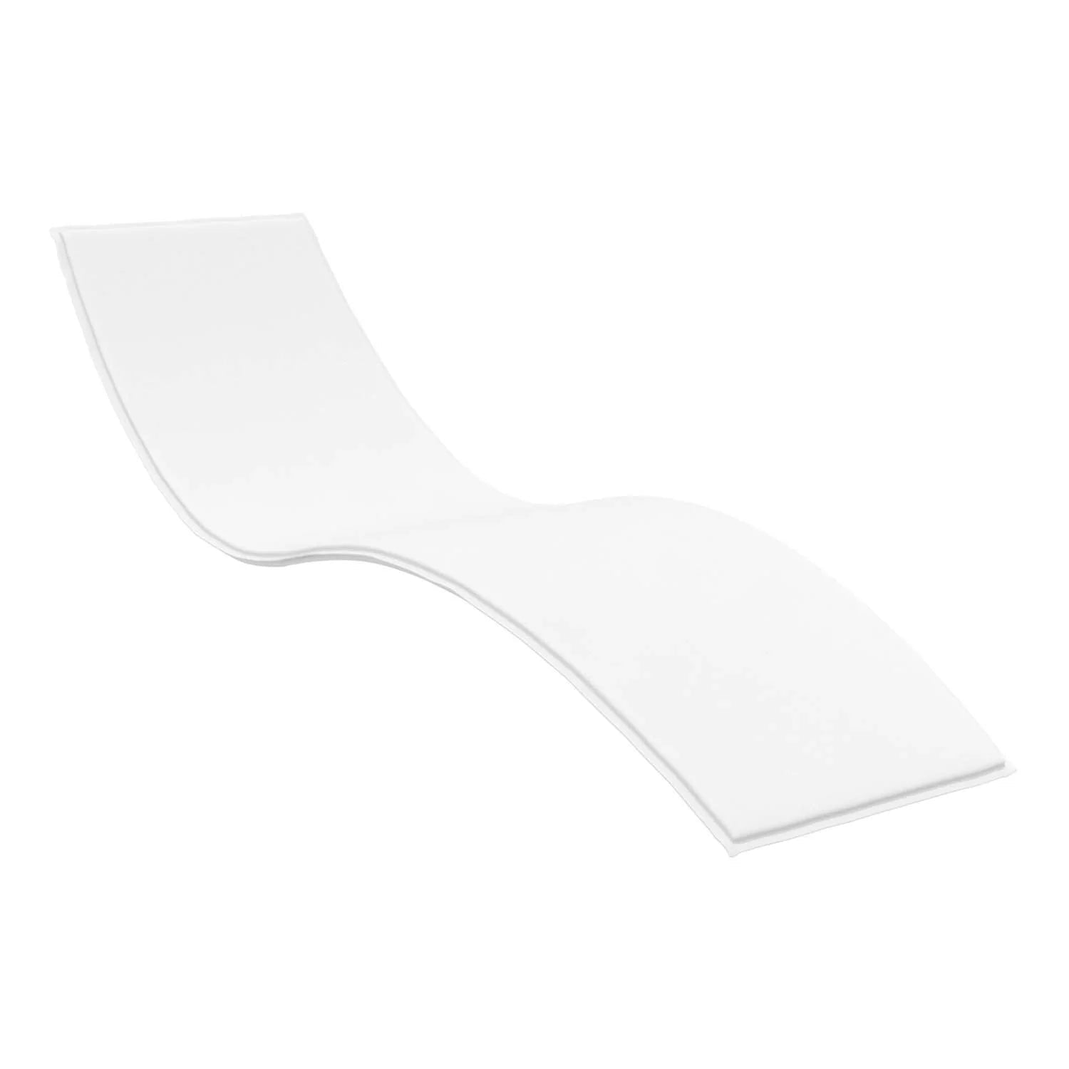 Siesta Cushion (for Slim Sunlounger) White | Office Furniture Designs