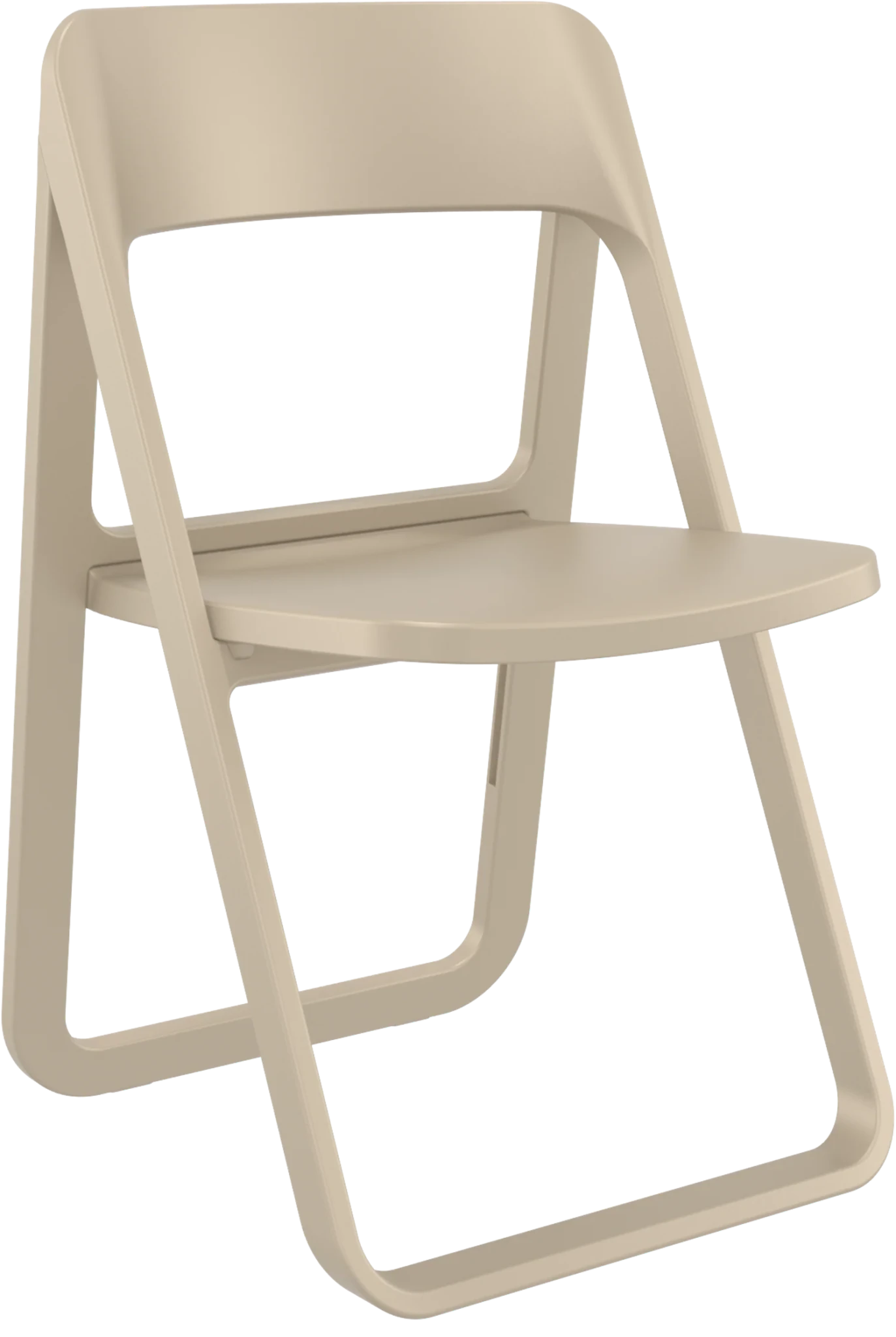 Siesta Dream Folding Chair Taupe | Office Furniture Designs