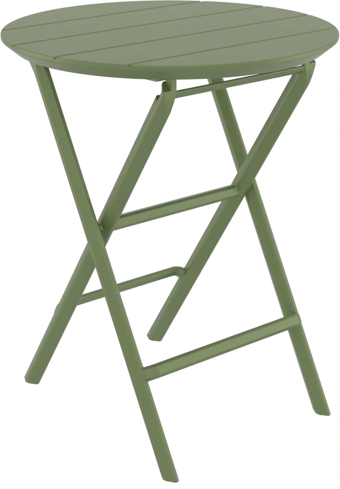 Siesta Helen Folding Table Round Olive | Office Furniture Designs