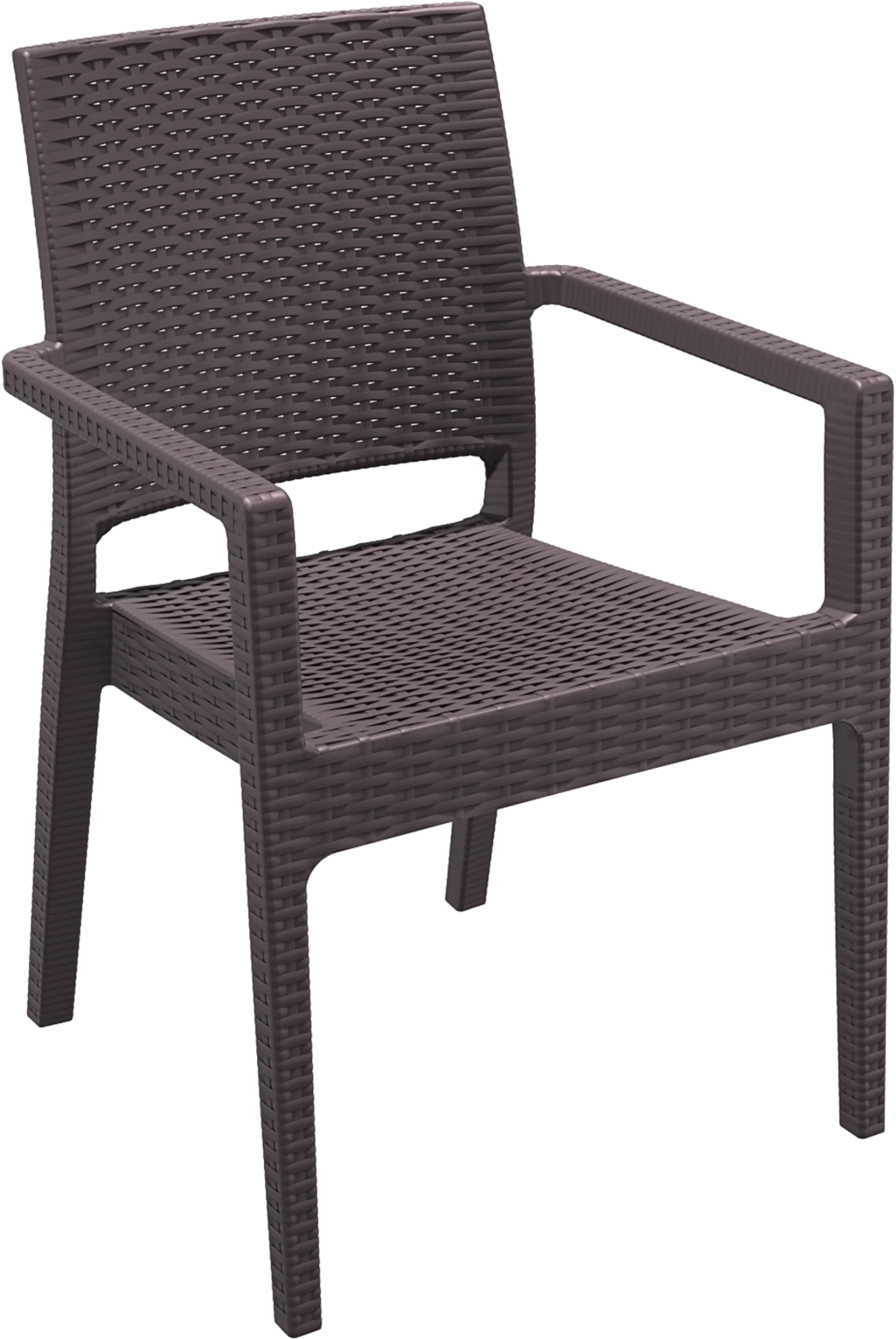 Siesta Ibiza Armchair Chocolate None | Office Furniture Designs