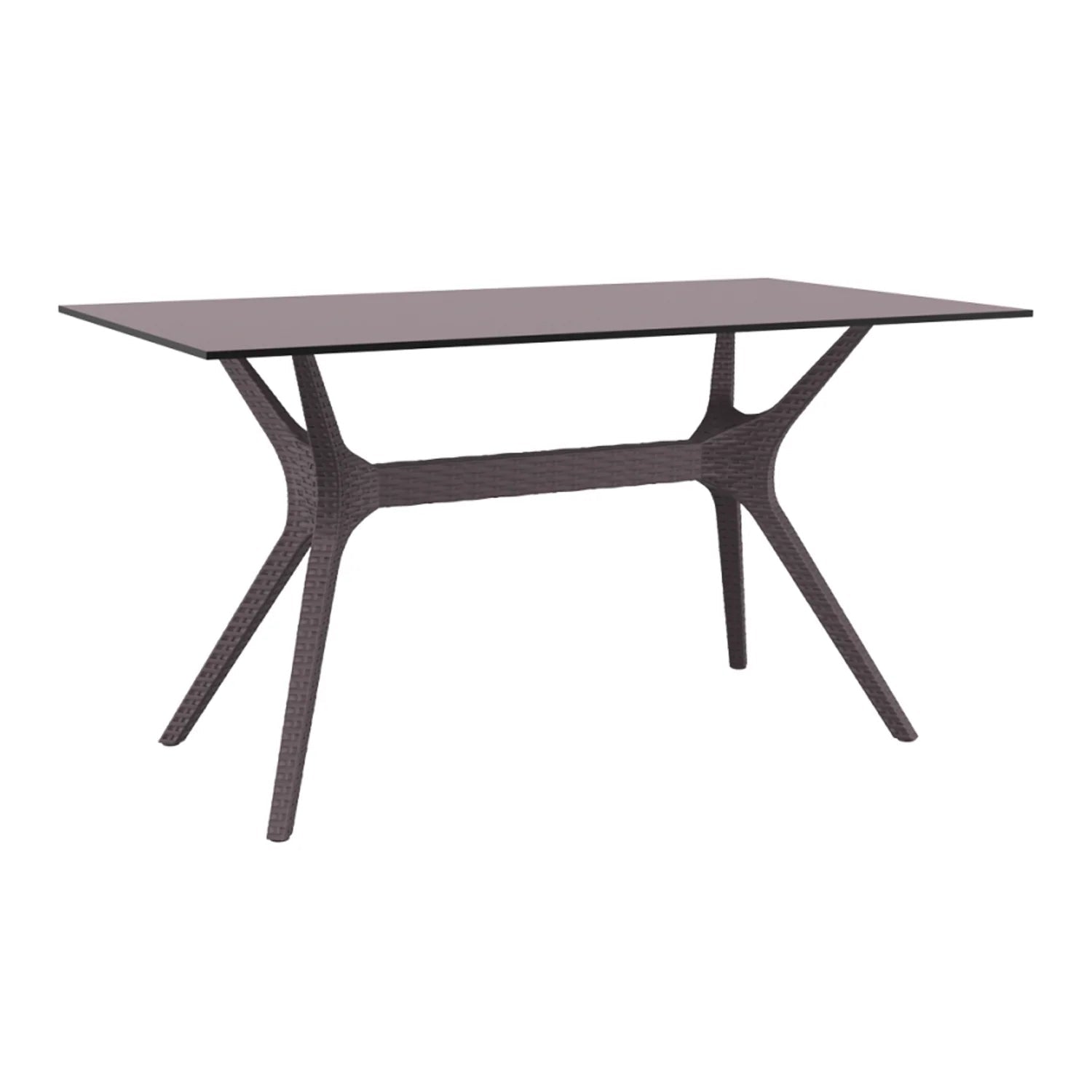 Siesta Ibiza Table 140 Chocolate | Office Furniture Designs