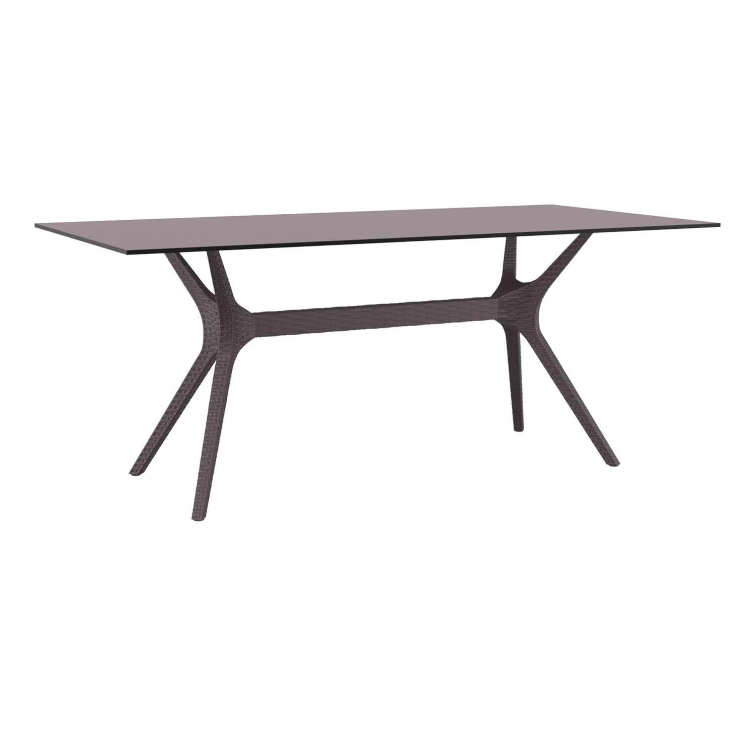 Siesta Ibiza Table 180 Chocolate | Office Furniture Designs