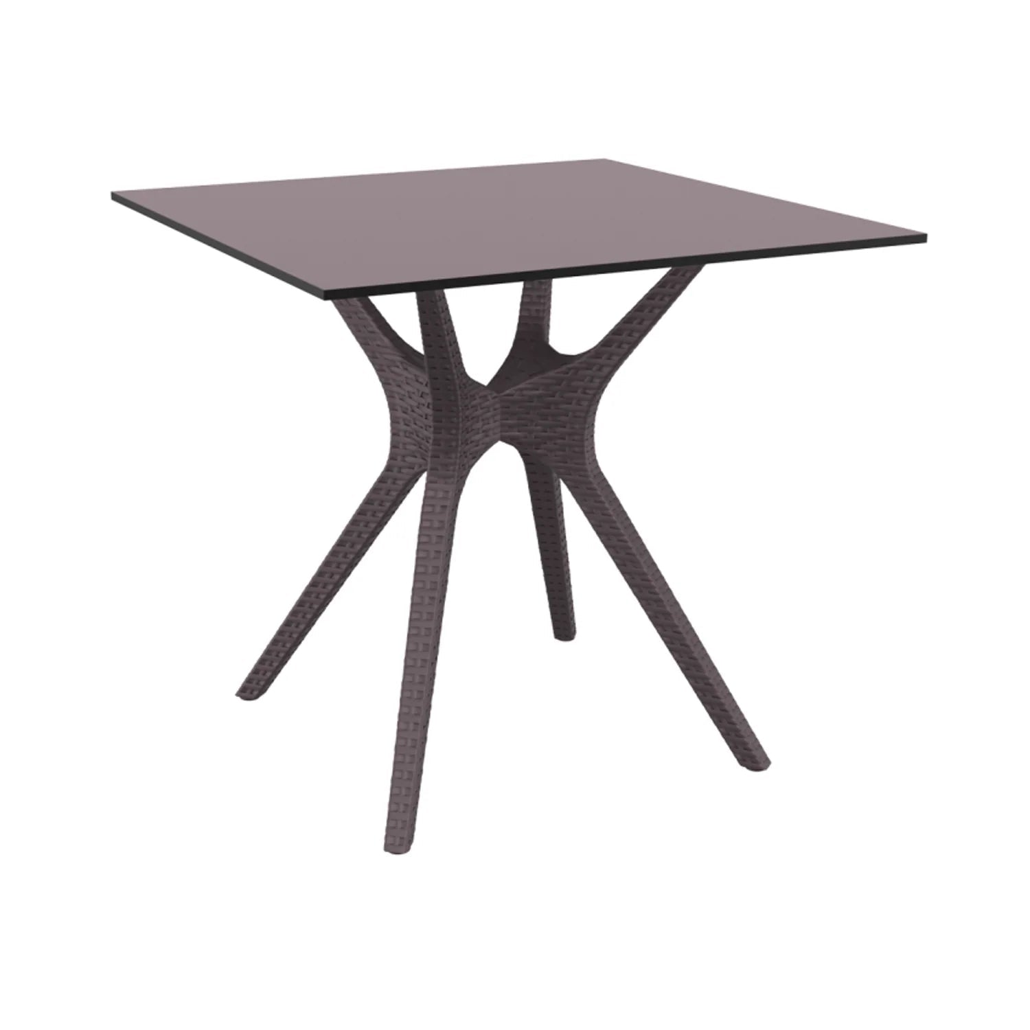 Siesta Ibiza Table 80 Chocolate | Office Furniture Designs