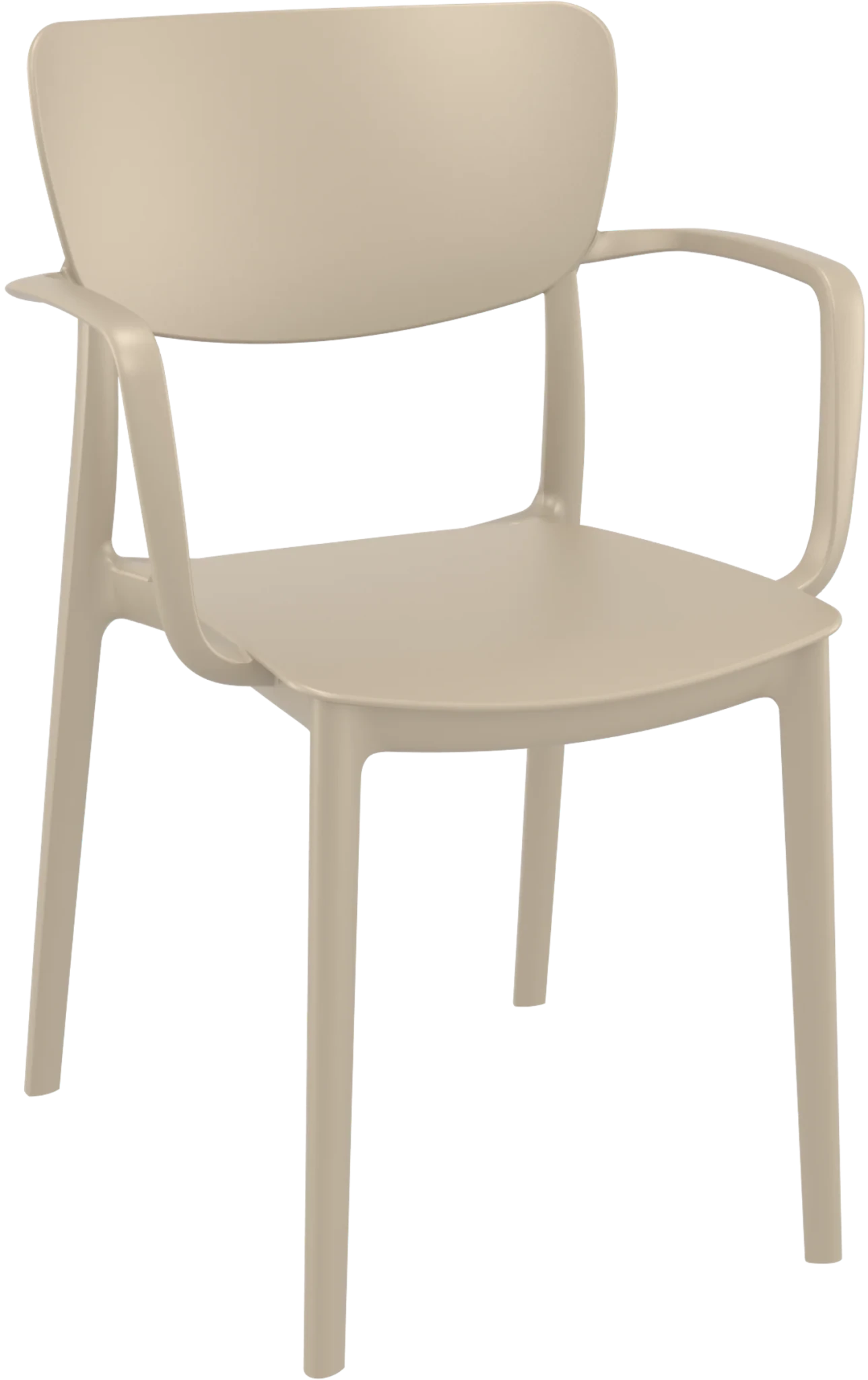 Siesta Lisa Armchair Taupe | Office Furniture Designs