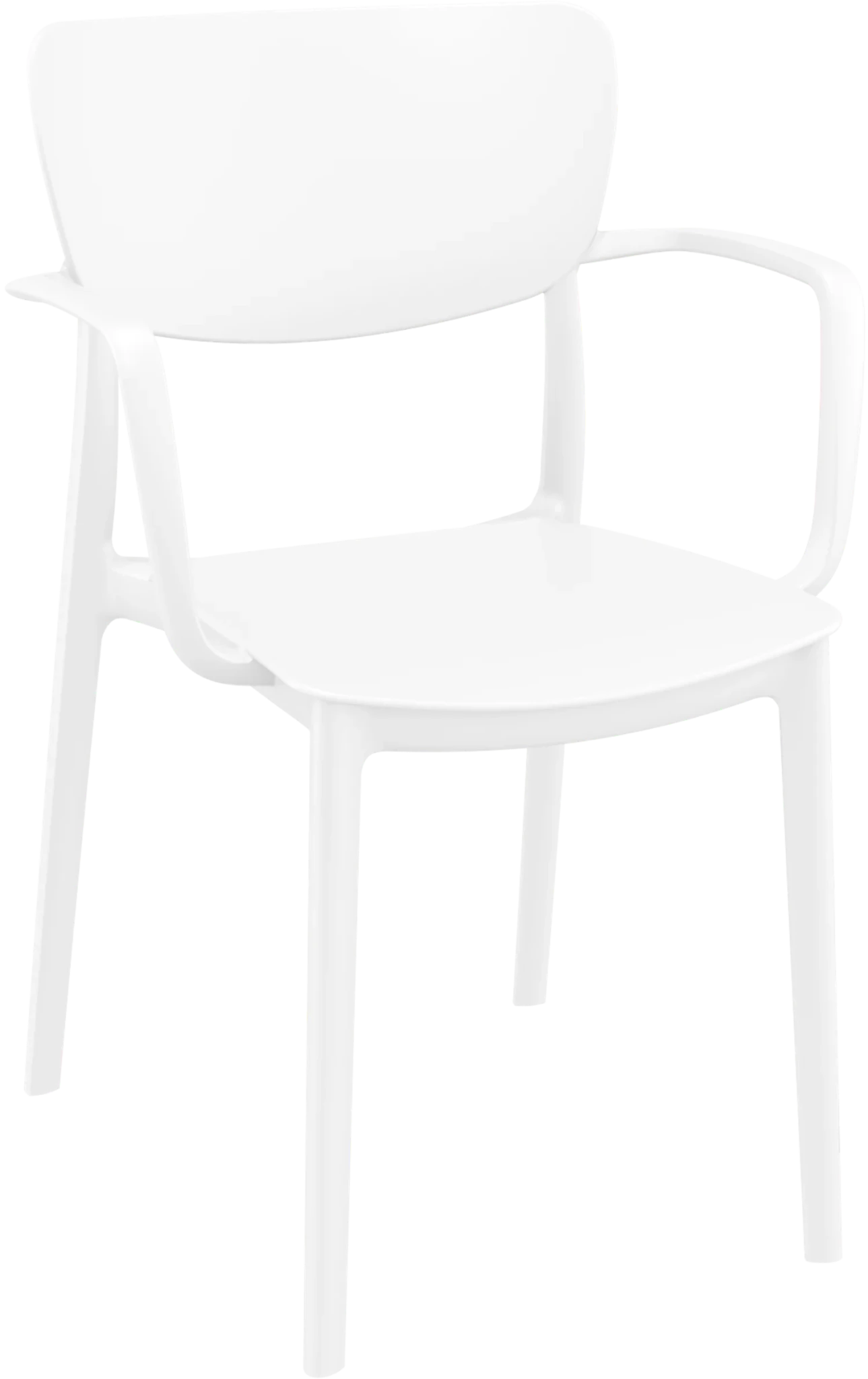 Siesta Lisa Armchair White | Office Furniture Designs