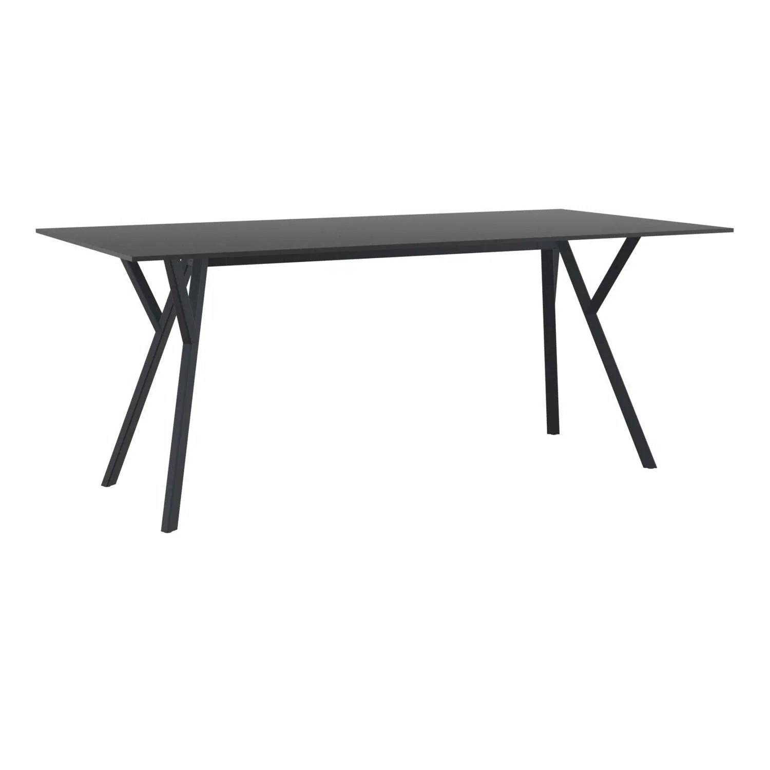 Siesta Max Table 180 Black | Office Furniture Designs
