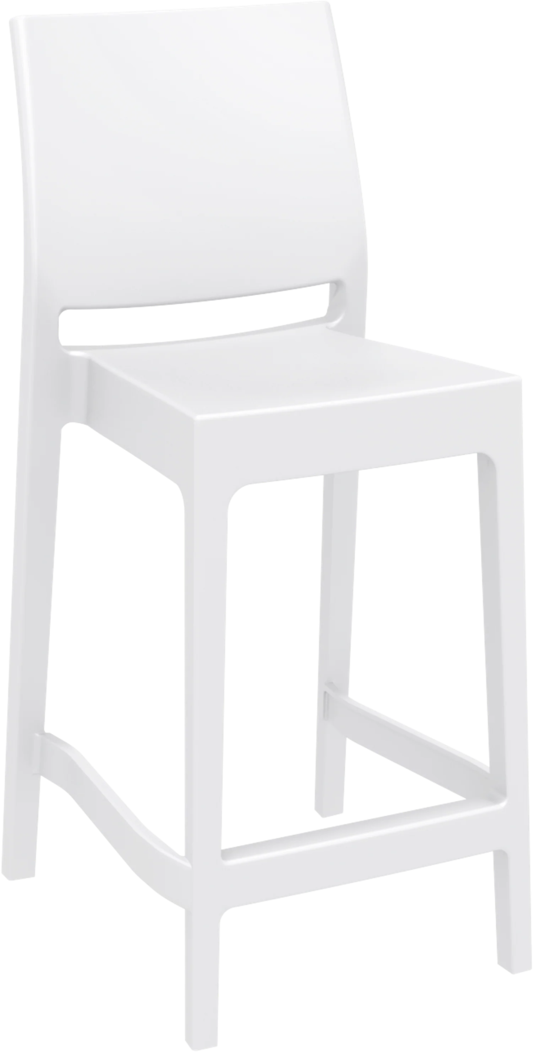 Siesta Maya Barstool 65cm White | Office Furniture Designs