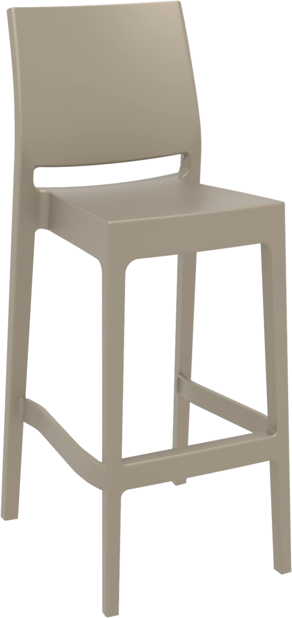 Siesta Maya Barstool 75cm Taupe | Office Furniture Designs