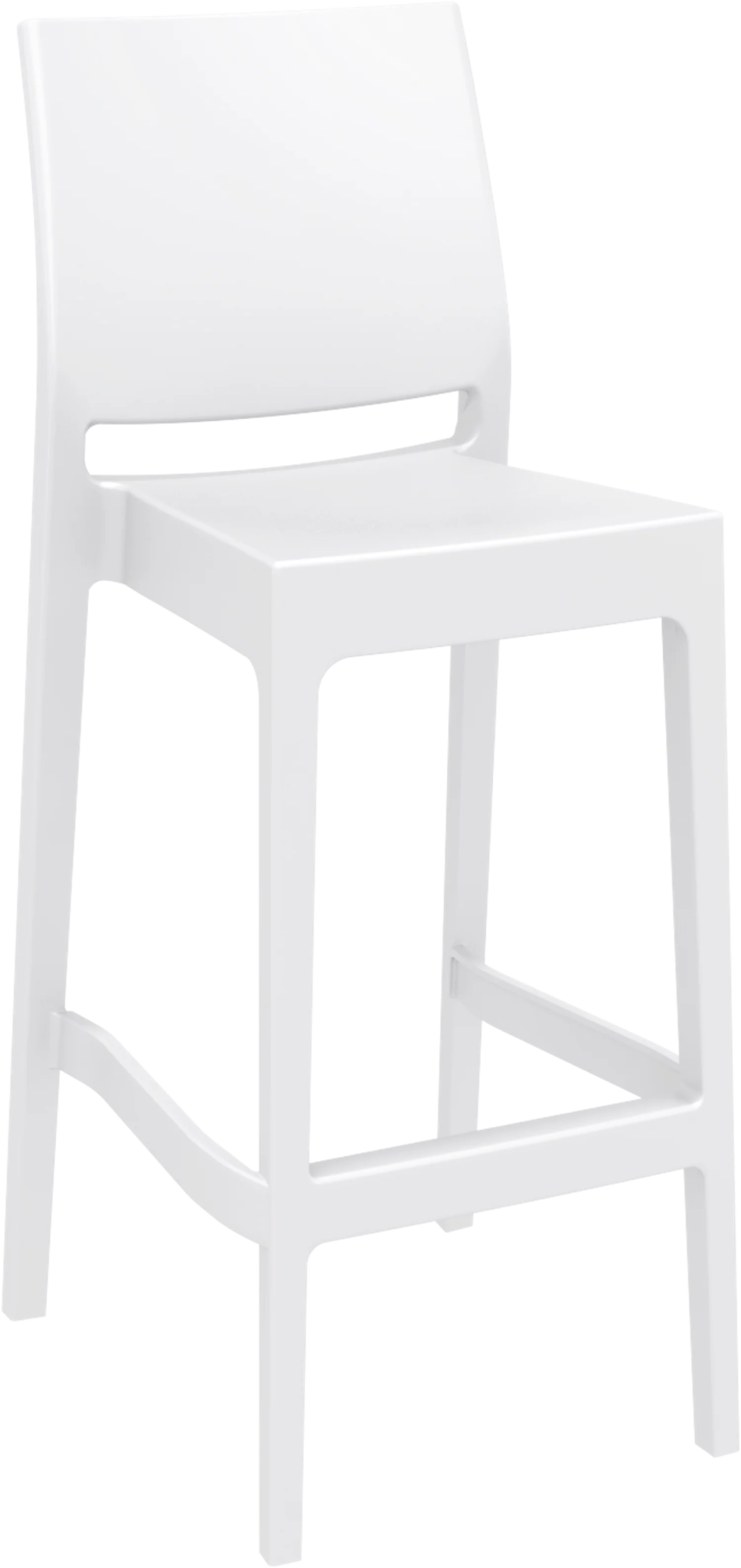 Siesta Maya Barstool 75cm White | Office Furniture Designs