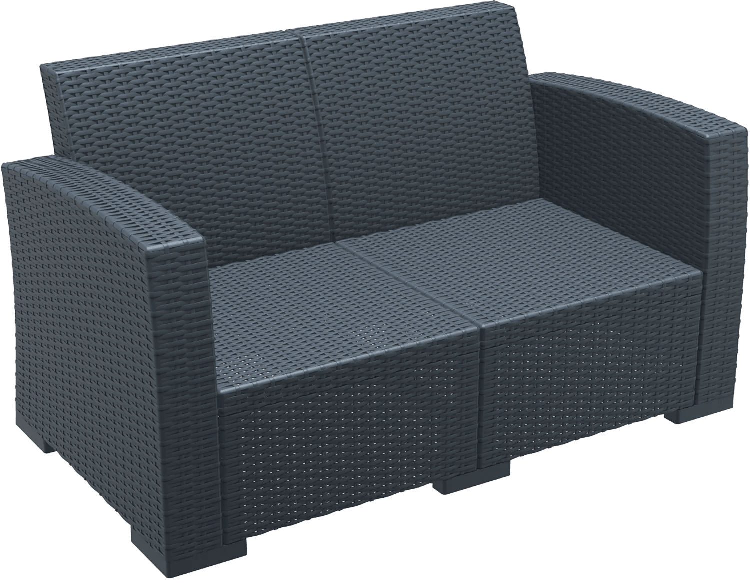 Siesta Monaco Lounge Sofa Without Cushions Anthracite | Office Furniture Designs