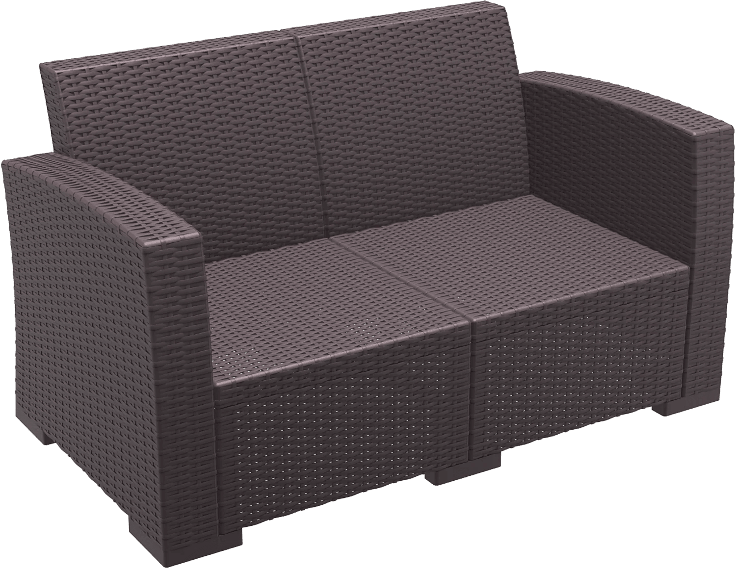 Siesta Monaco Lounge Sofa Without Cushions Chocolate | Office Furniture Designs