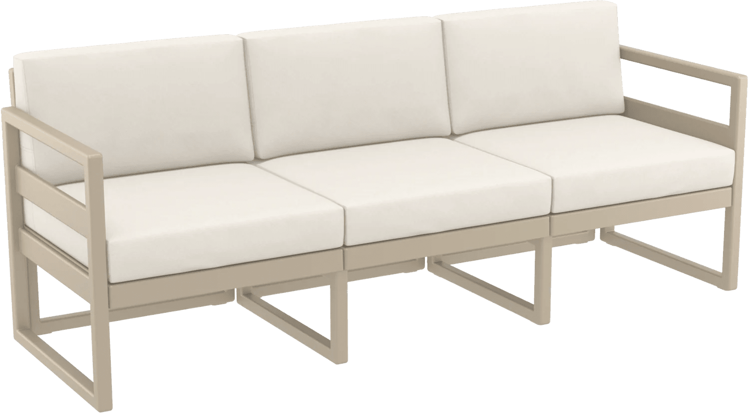 Siesta Mykonos Lounge Sofa XL Beige Taupe | Office Furniture Designs