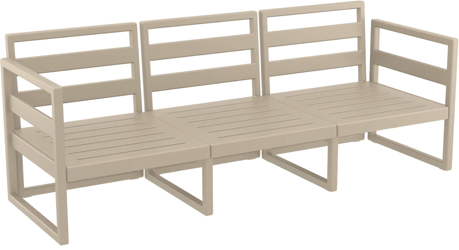 Siesta Mykonos Lounge Sofa XL None Taupe | Office Furniture Designs