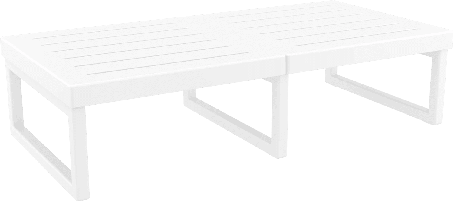 Siesta Mykonos Lounge Table XL White | Office Furniture Designs
