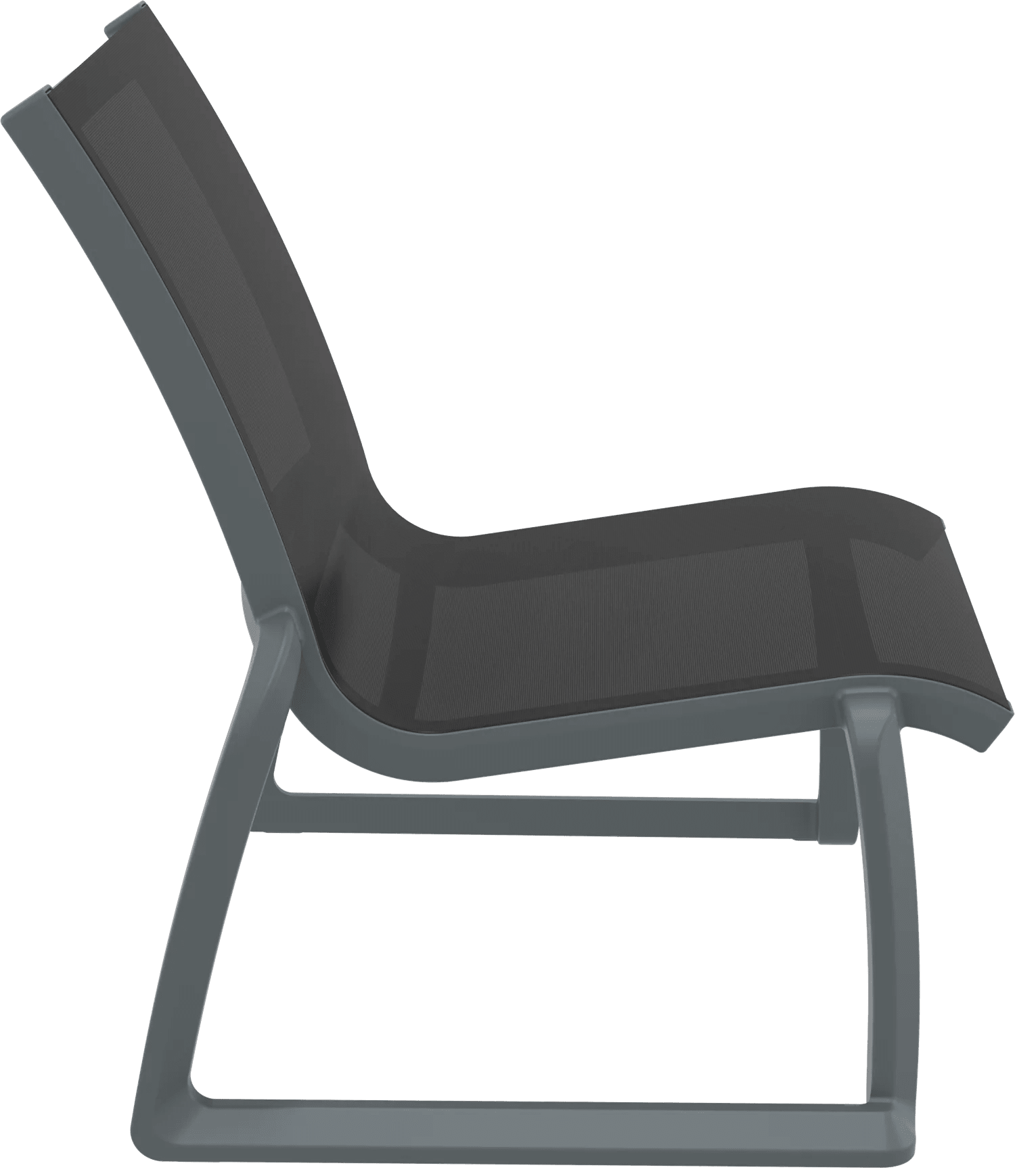 Siesta Pacific Lounge Chair Anthracite & Black | Office Furniture Designs