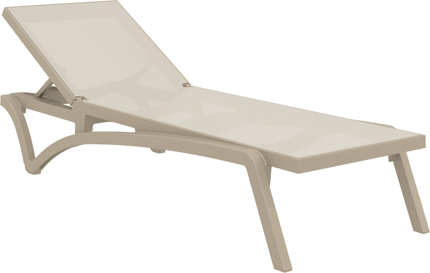 Siesta Pacific Sunlounger Taupe & Taupe | Office Furniture Designs