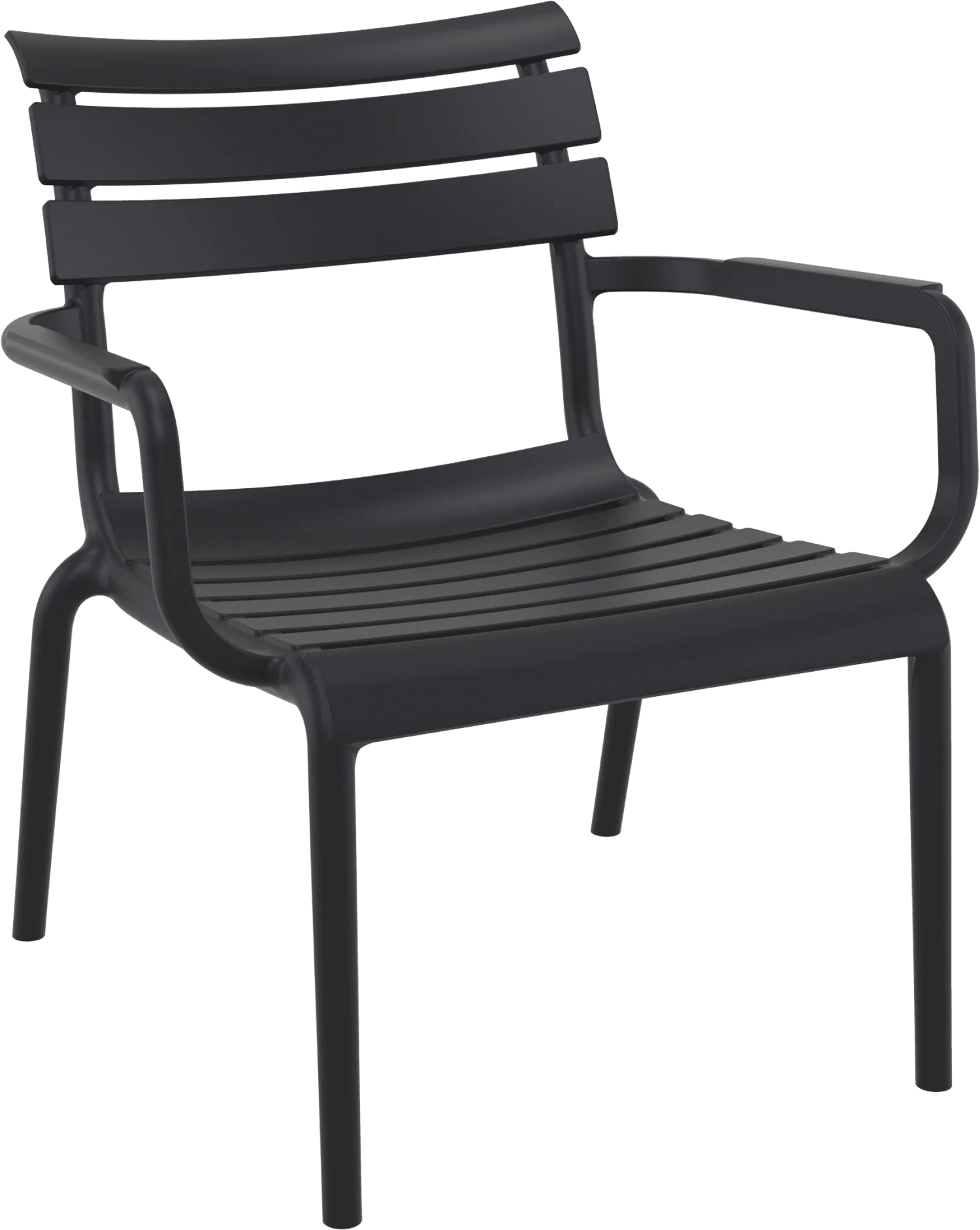 Siesta Paris Lounge Armchair Black | Office Furniture Designs