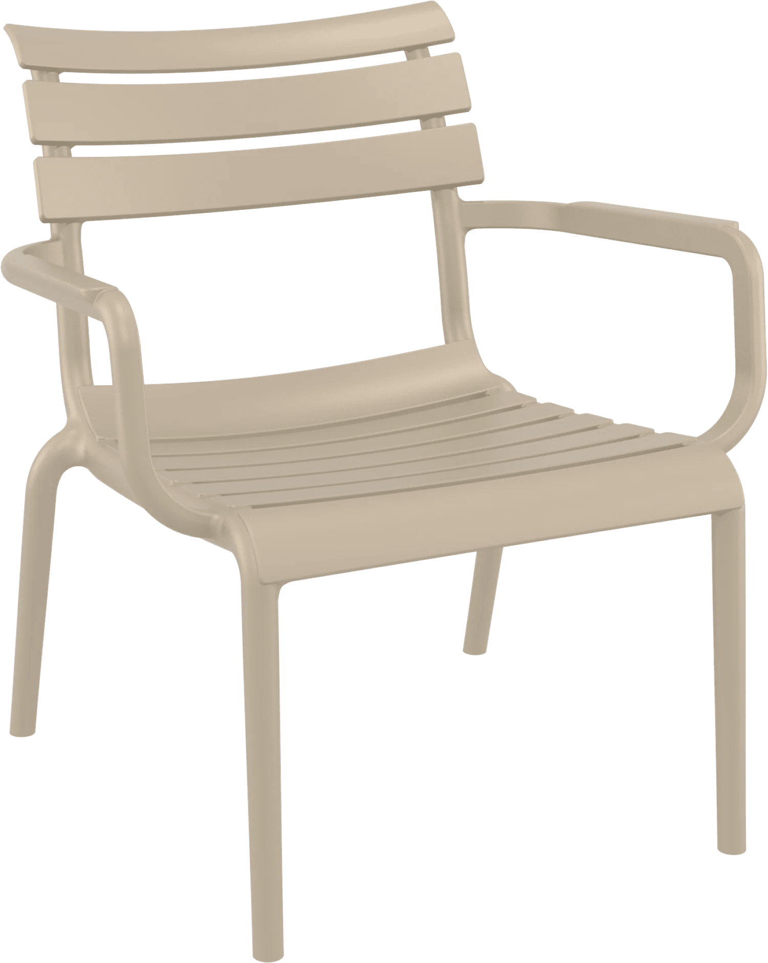 Siesta Paris Lounge Armchair Taupe | Office Furniture Designs