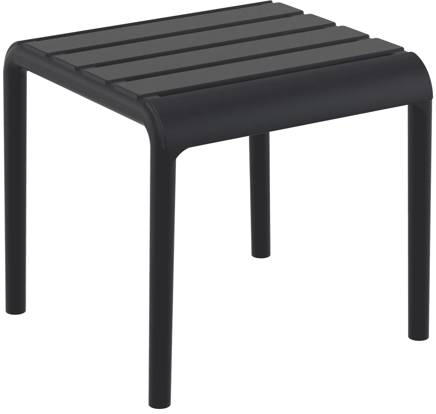 Siesta Paris Side Table/Footrest Black | Office Furniture Designs
