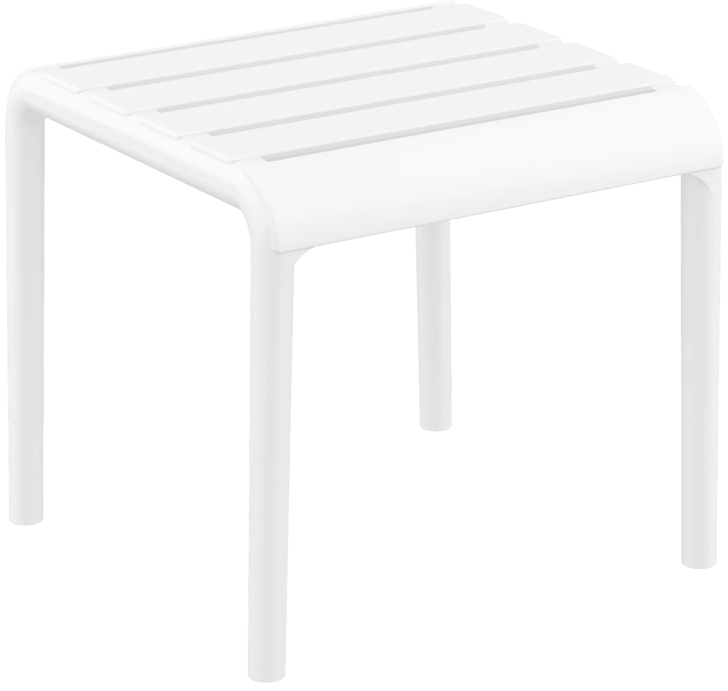 Siesta Paris Side Table/Footrest White | Office Furniture Designs