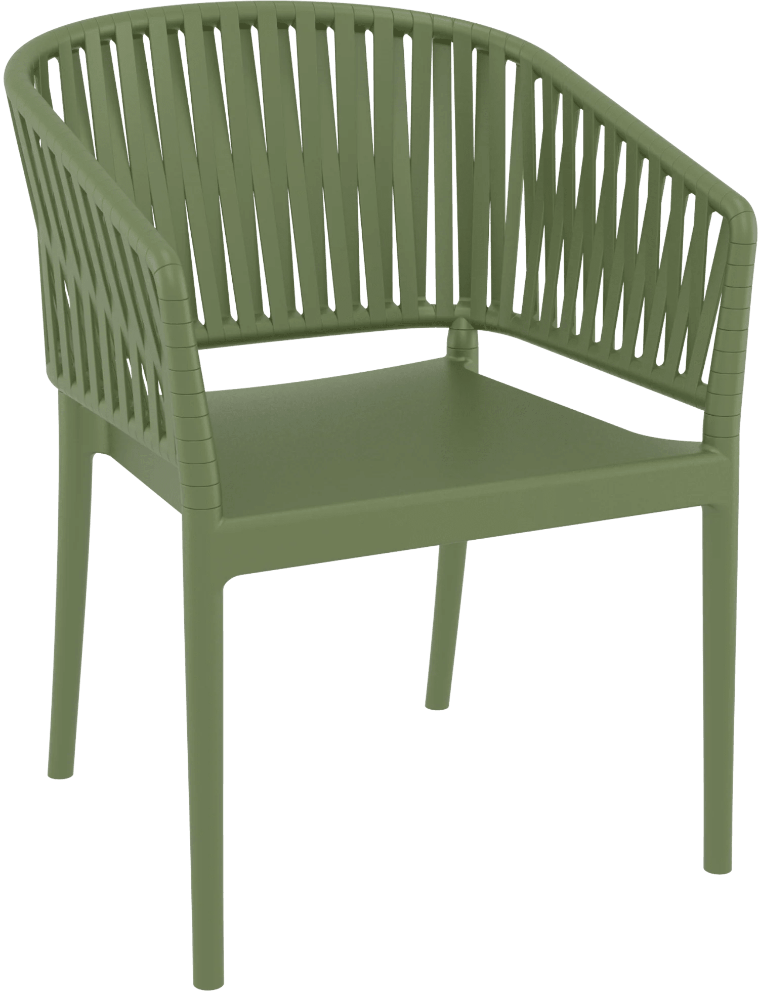 Siesta Portofino Armchair Olive No Cushions | Office Furniture Designs