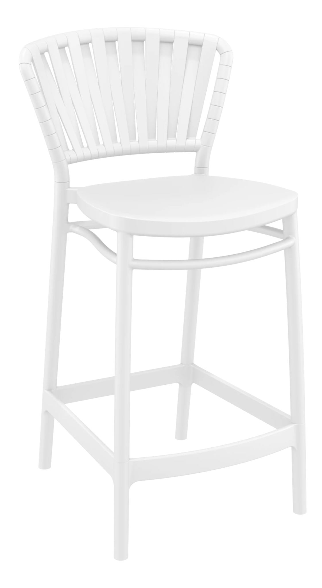 Siesta Portofino Stool 65cm - Counter Stool White | Office Furniture Designs