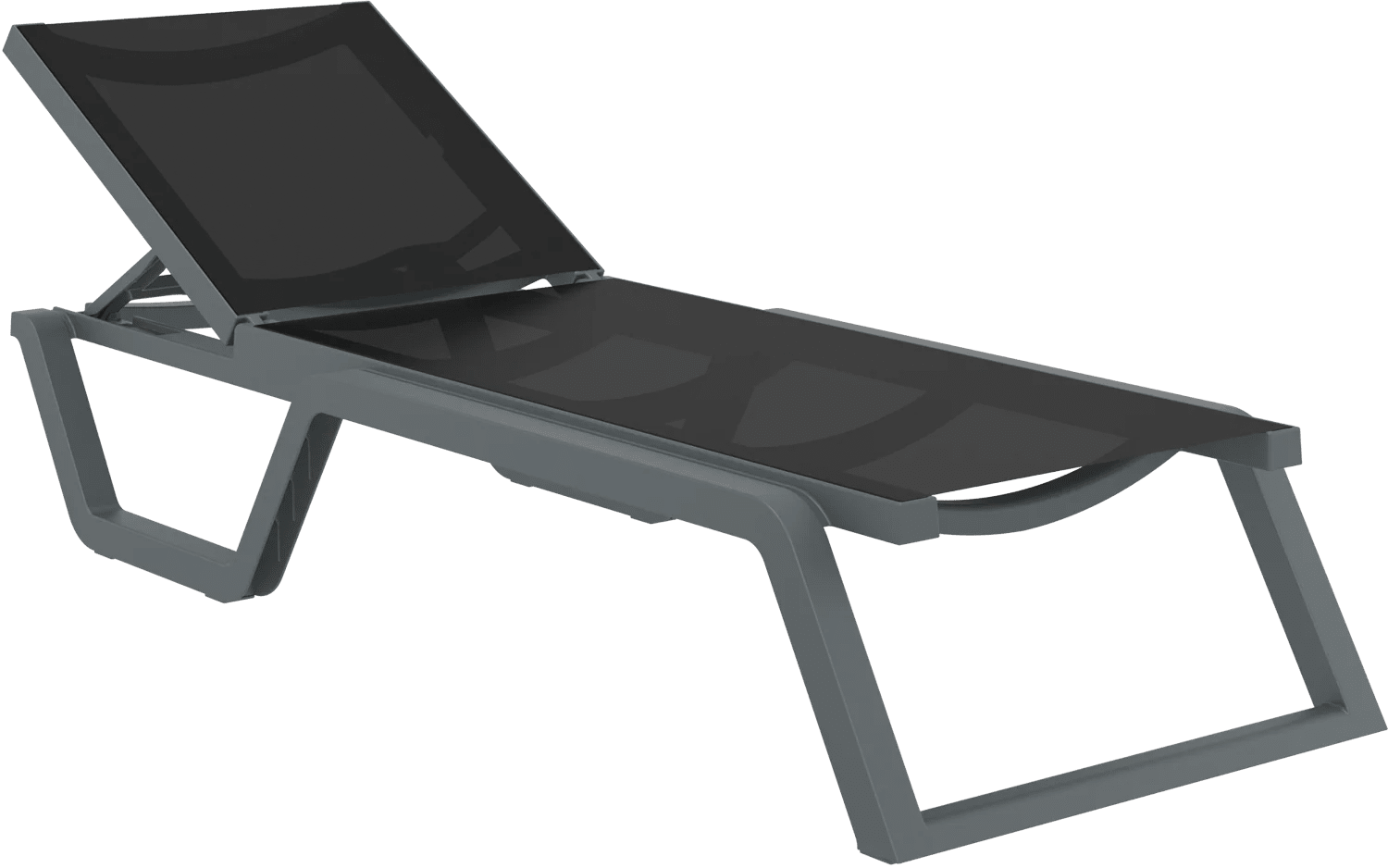 Siesta Rio Sun Lounger Anthracite & Black | Office Furniture Designs