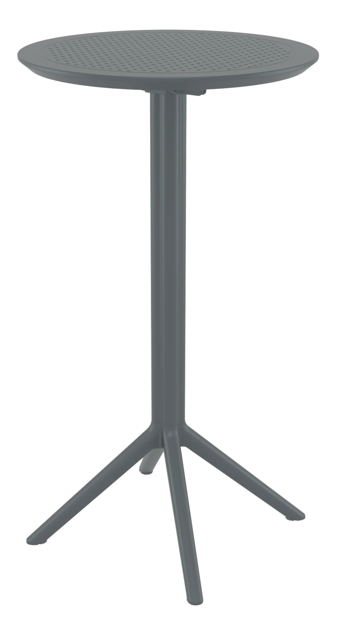Siesta Sky Folding Bar Table 60 Round Anthracite | Office Furniture Designs