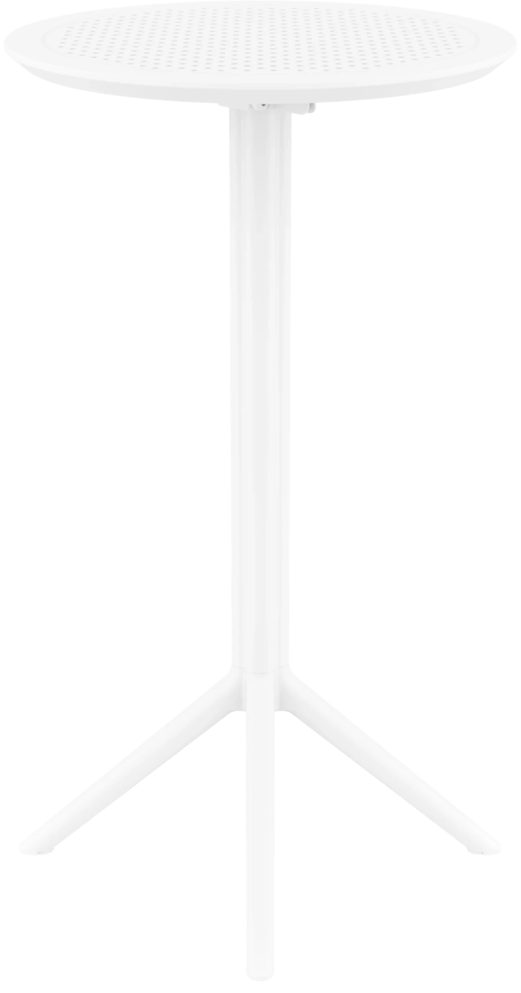 Siesta Sky Folding Bar Table 60 Round White | Office Furniture Designs