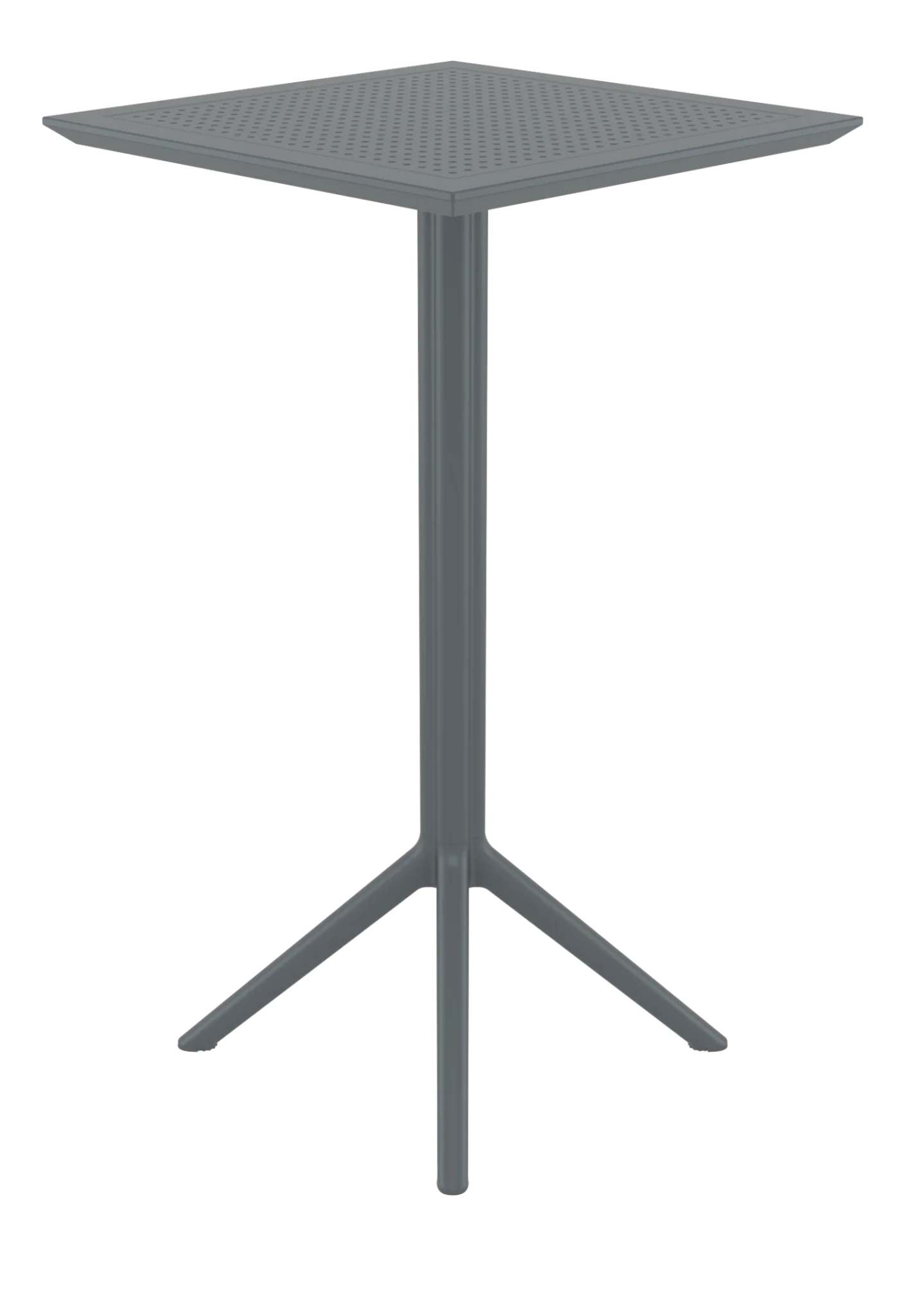 Siesta Sky Folding Bar Table 60 Square Anthracite | Office Furniture Designs
