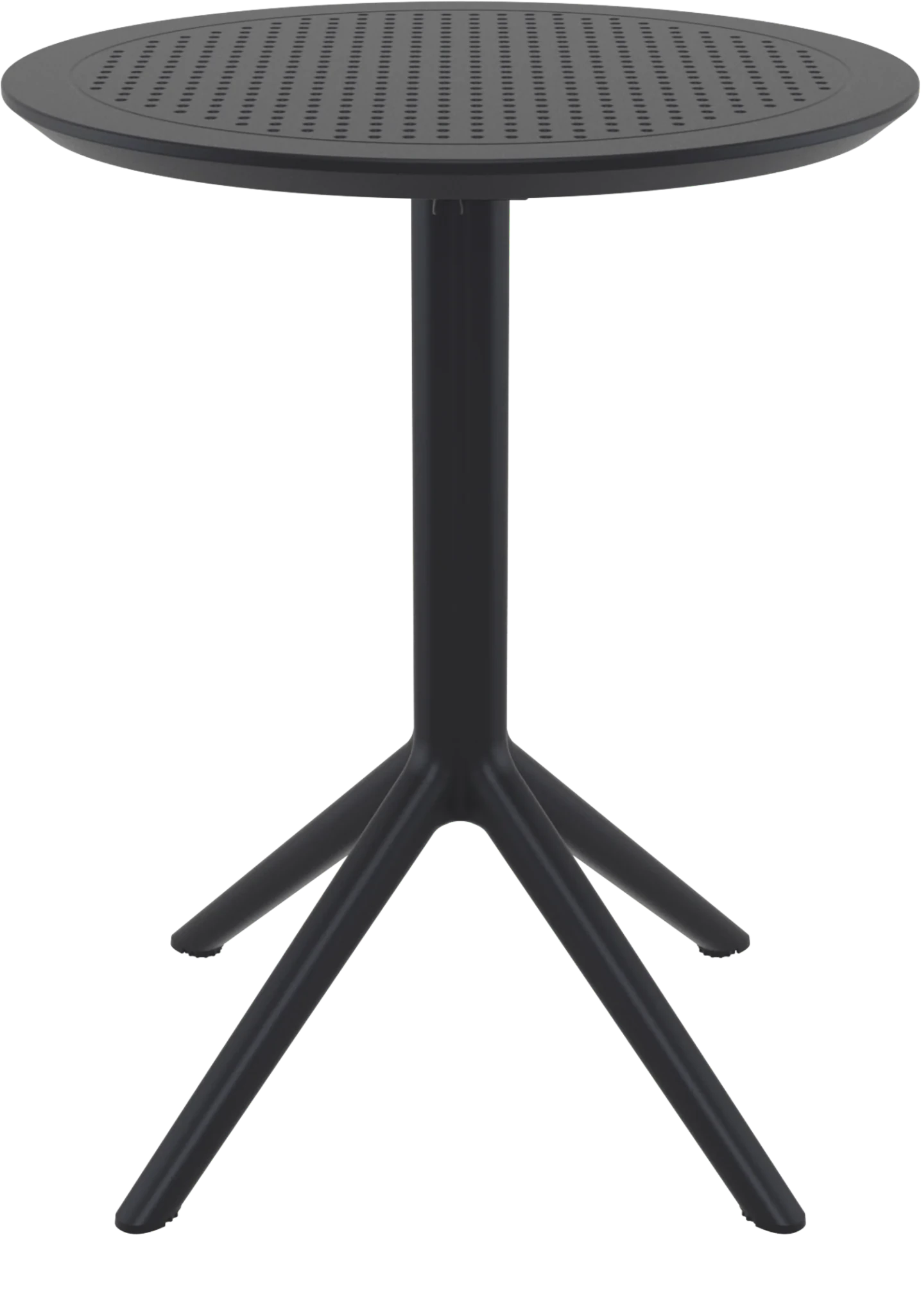 Siesta Sky Folding Table 60 Round Black | Office Furniture Designs