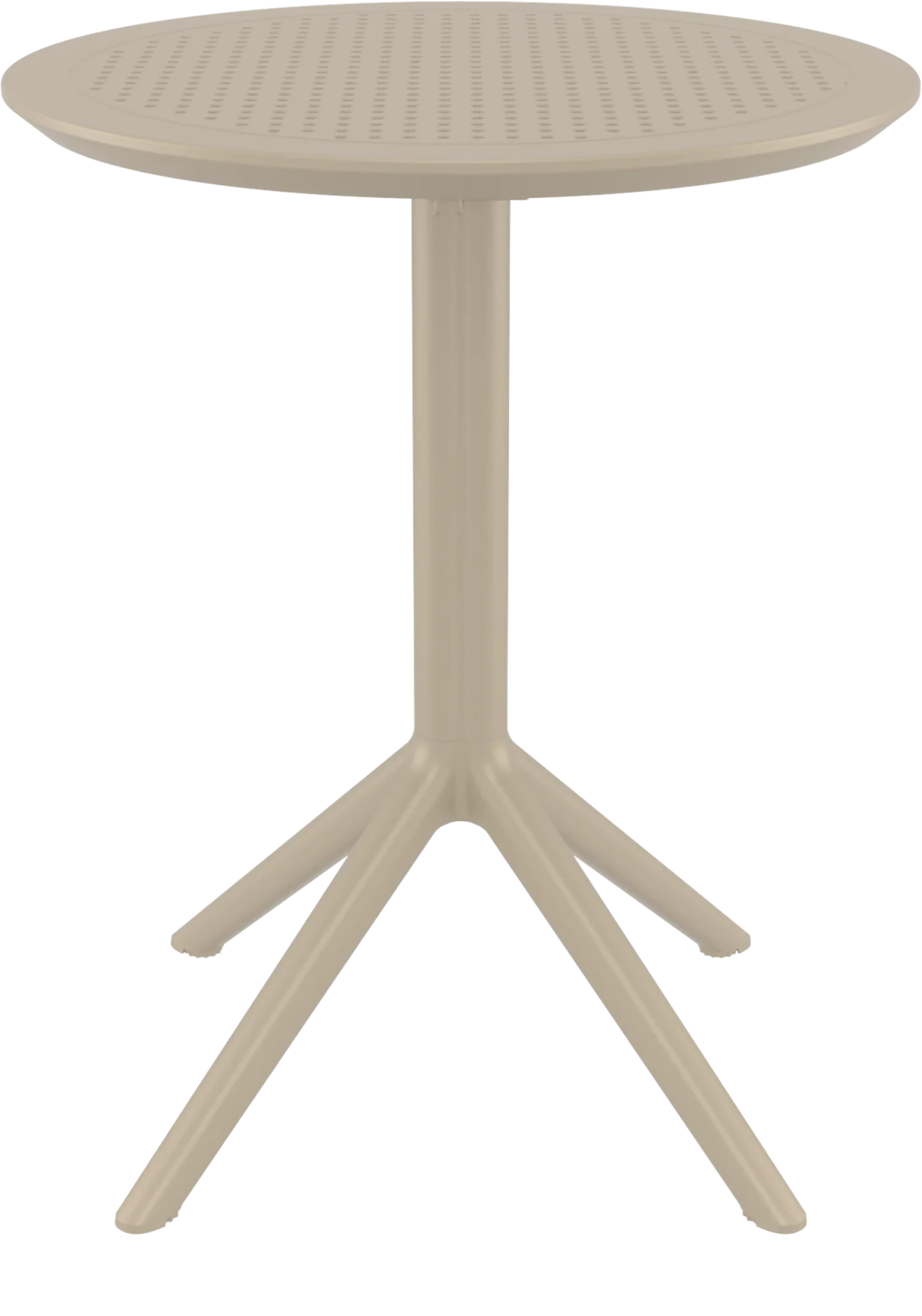 Siesta Sky Folding Table 60 Round Taupe | Office Furniture Designs