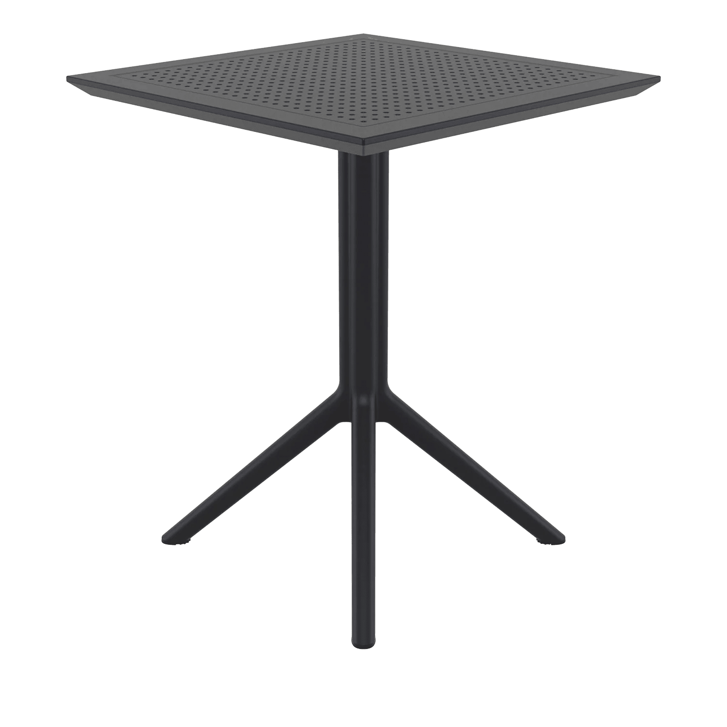 Siesta Sky Folding Table 60 Square Black | Office Furniture Designs