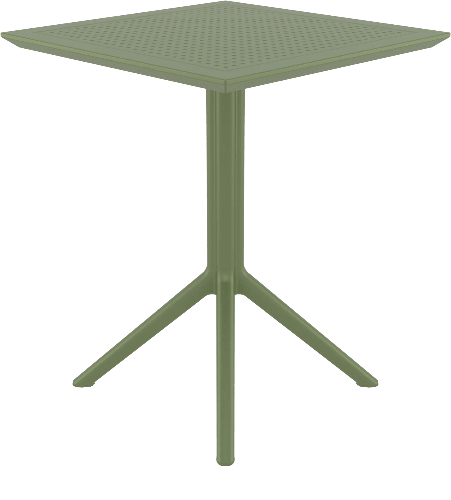 Siesta Sky Folding Table 60 Square Olive | Office Furniture Designs