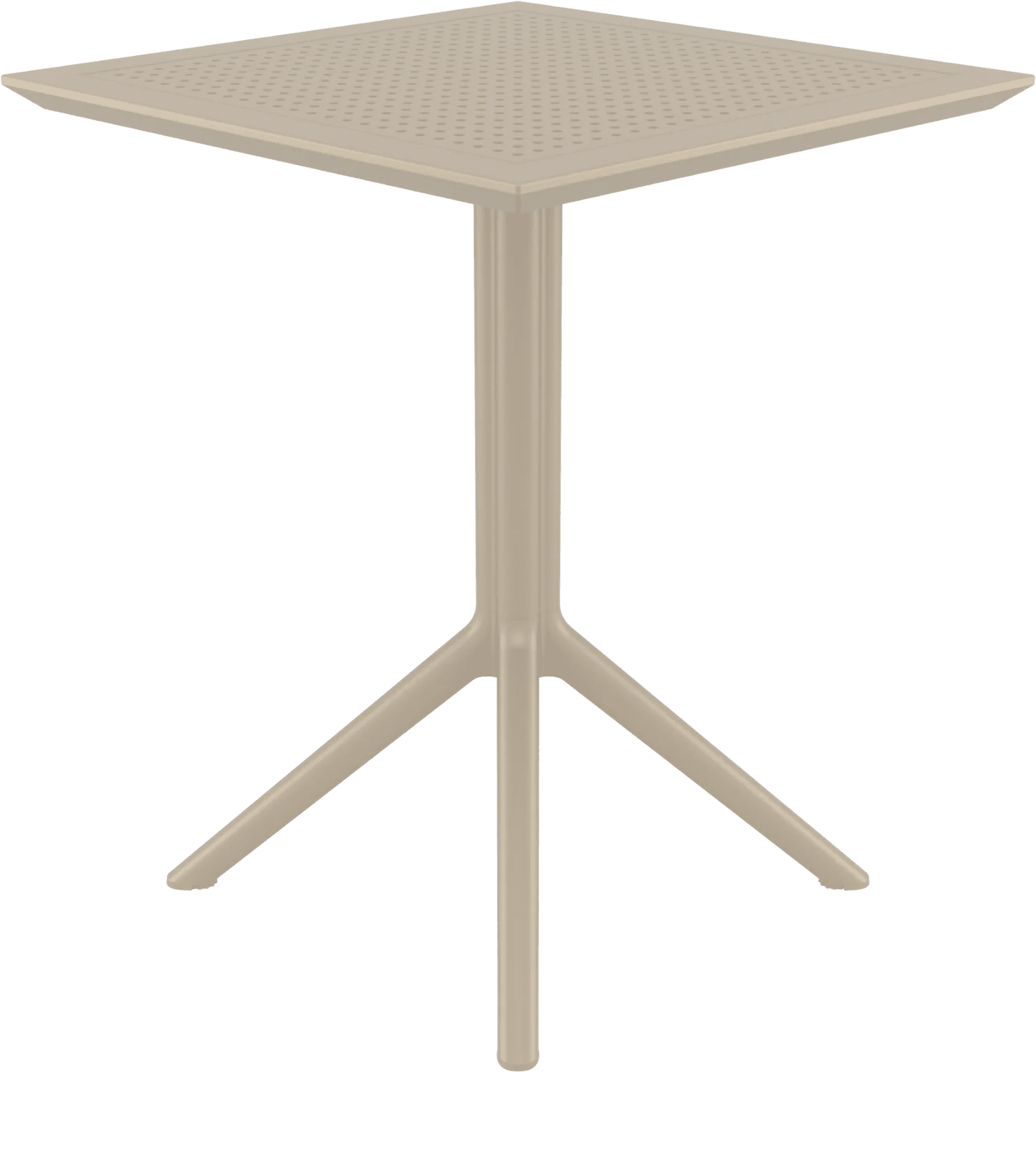 Siesta Sky Folding Table 60 Square Taupe | Office Furniture Designs
