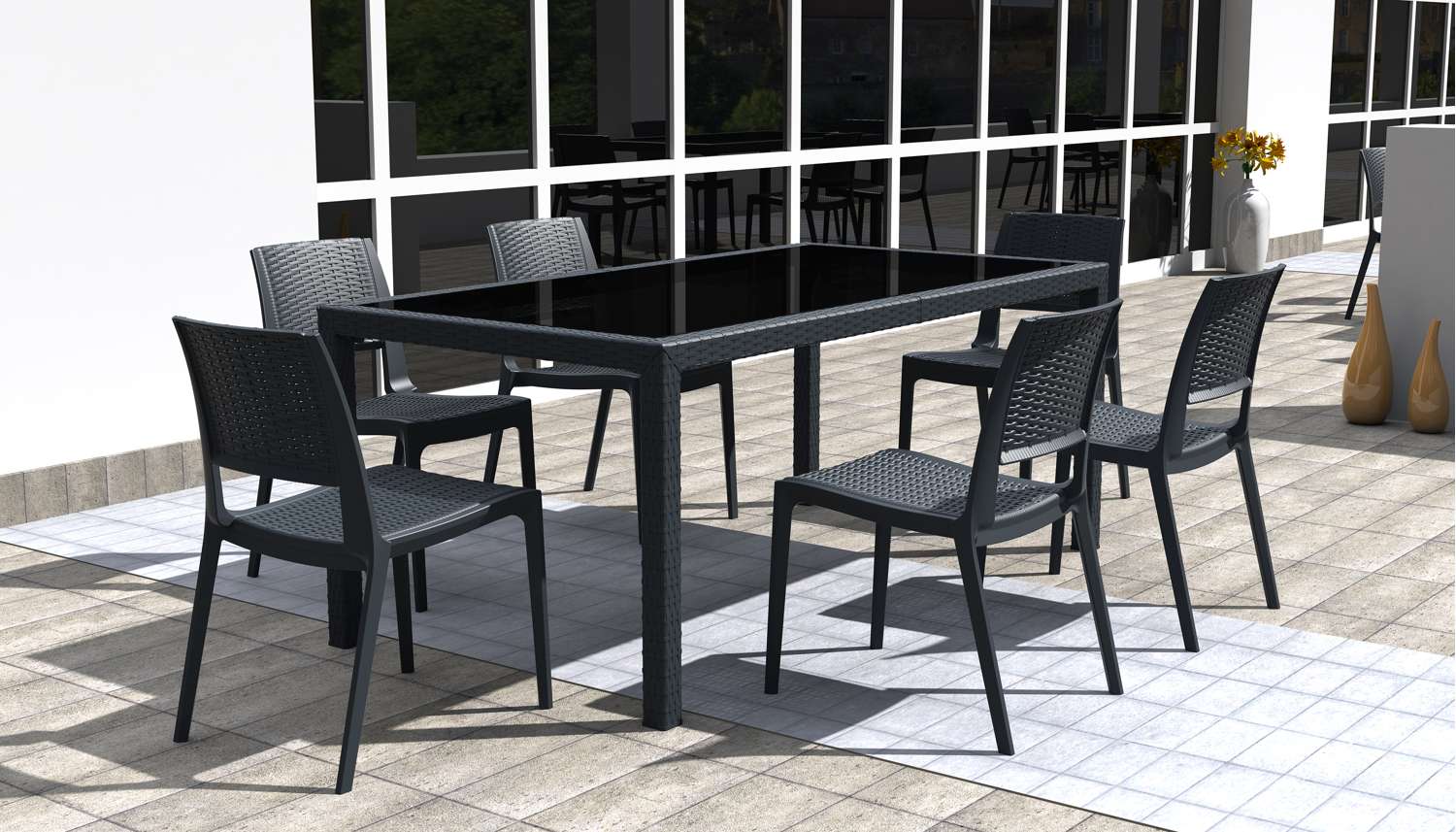 Siesta Tahiti Table Anthracite | Office Furniture Designs