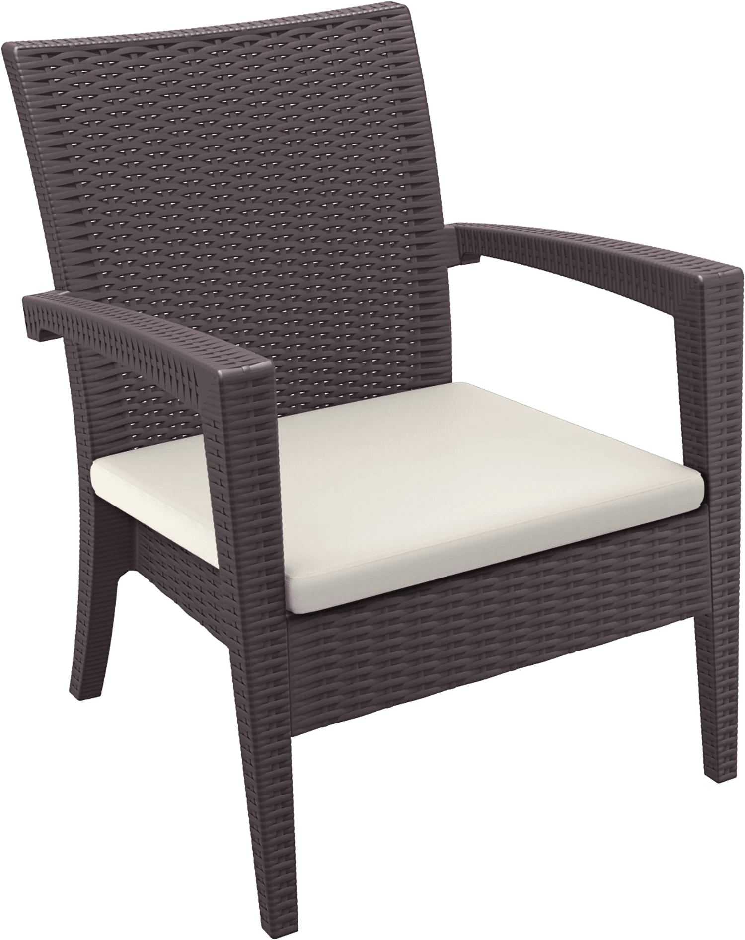 Siesta Tequila Armchair Beige Chocolate | Office Furniture Designs