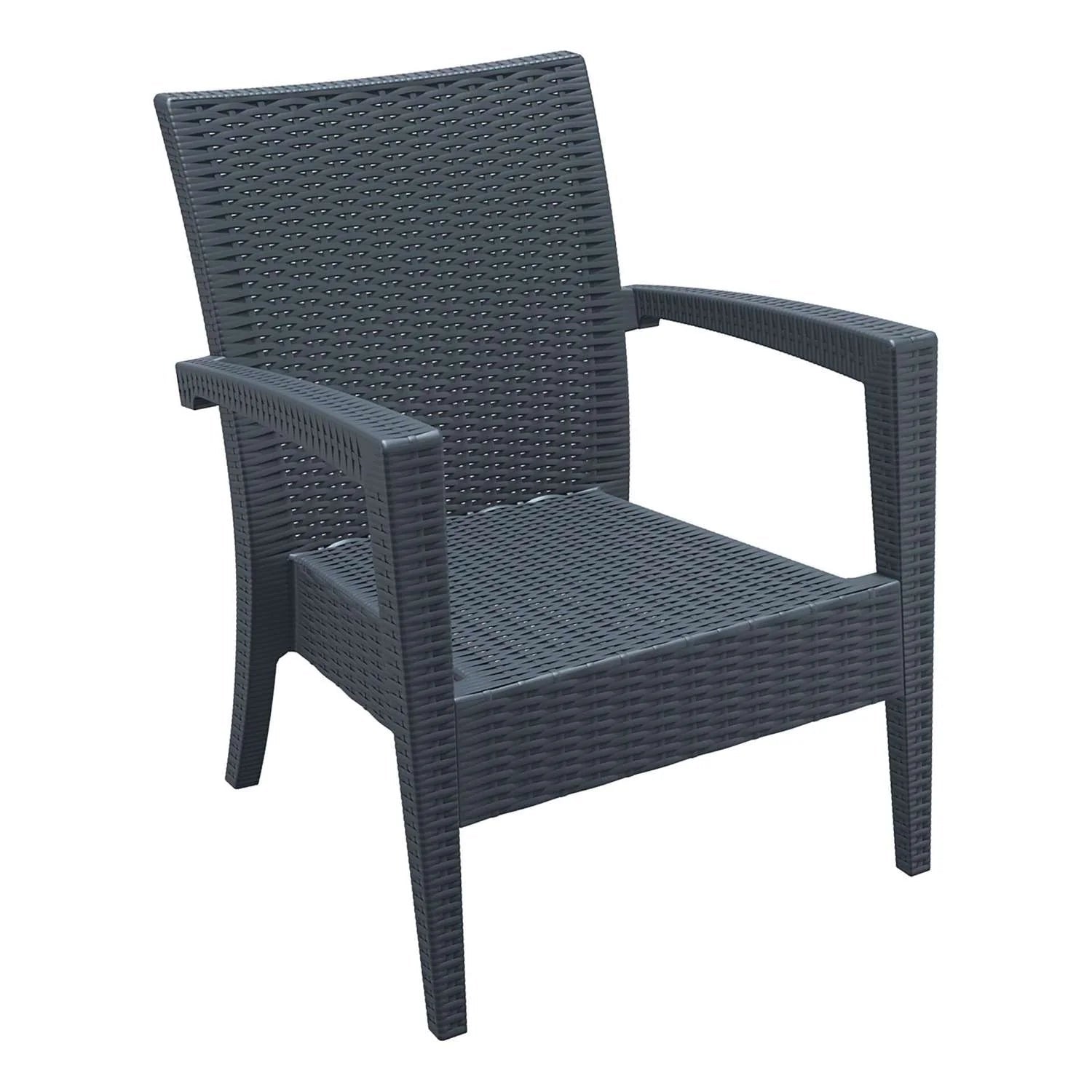 Siesta Tequila Armchair None Anthracite | Office Furniture Designs