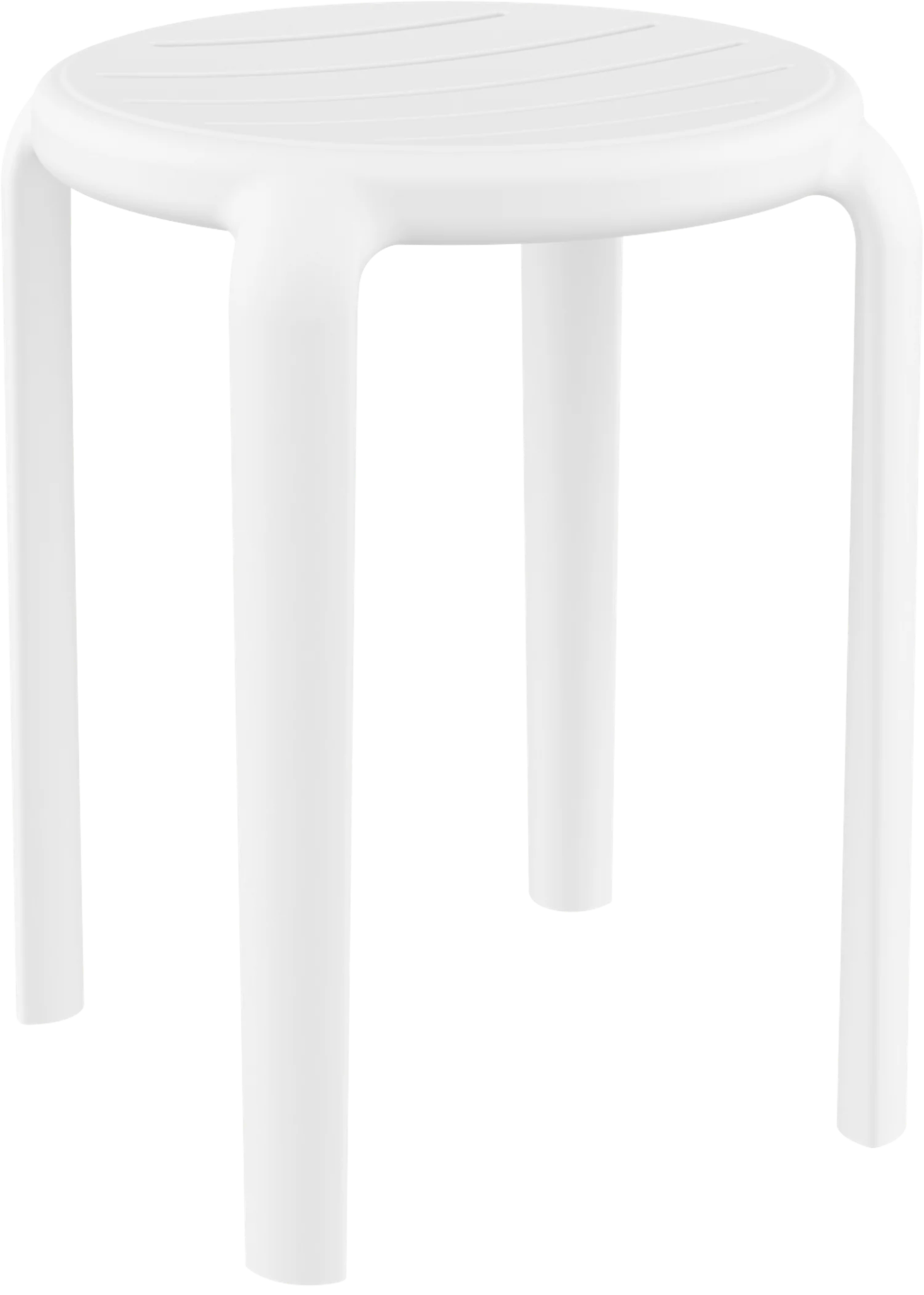 Siesta Tom Bar Stool 45cm White | Office Furniture Designs