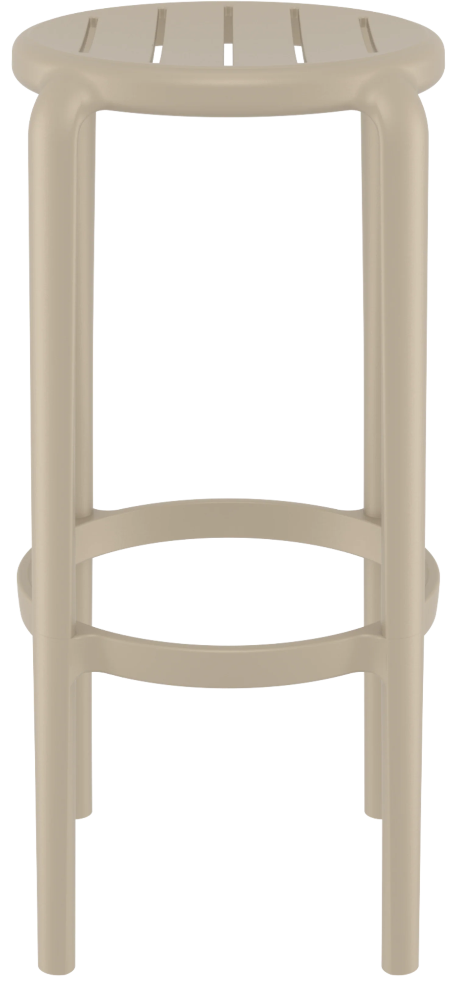 Siesta Tom Bar Stool 75cm Taupe | Office Furniture Designs