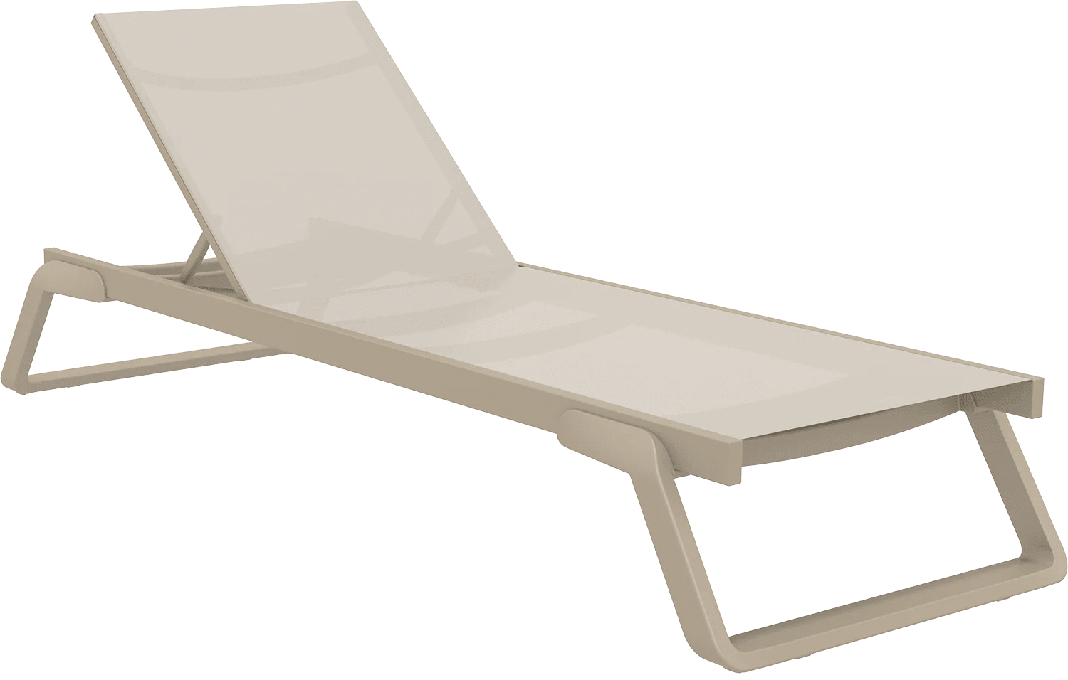 Siesta Tropic Sunlounger Taupe & Taupe | Office Furniture Designs