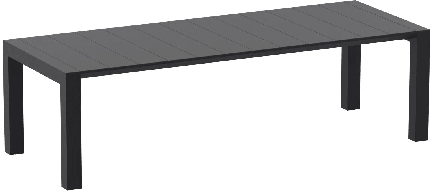 Siesta Vegas Table 260/300cm Black | Office Furniture Designs