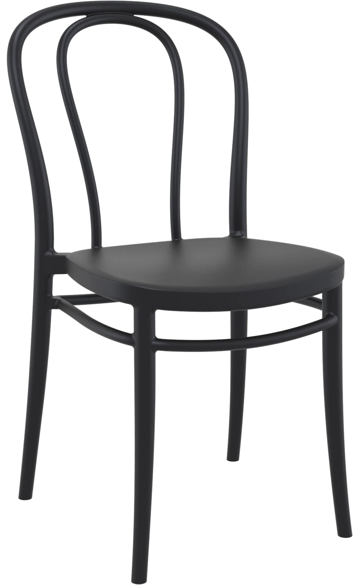 Siesta Victor Bentwood Chair Black | Office Furniture Designs