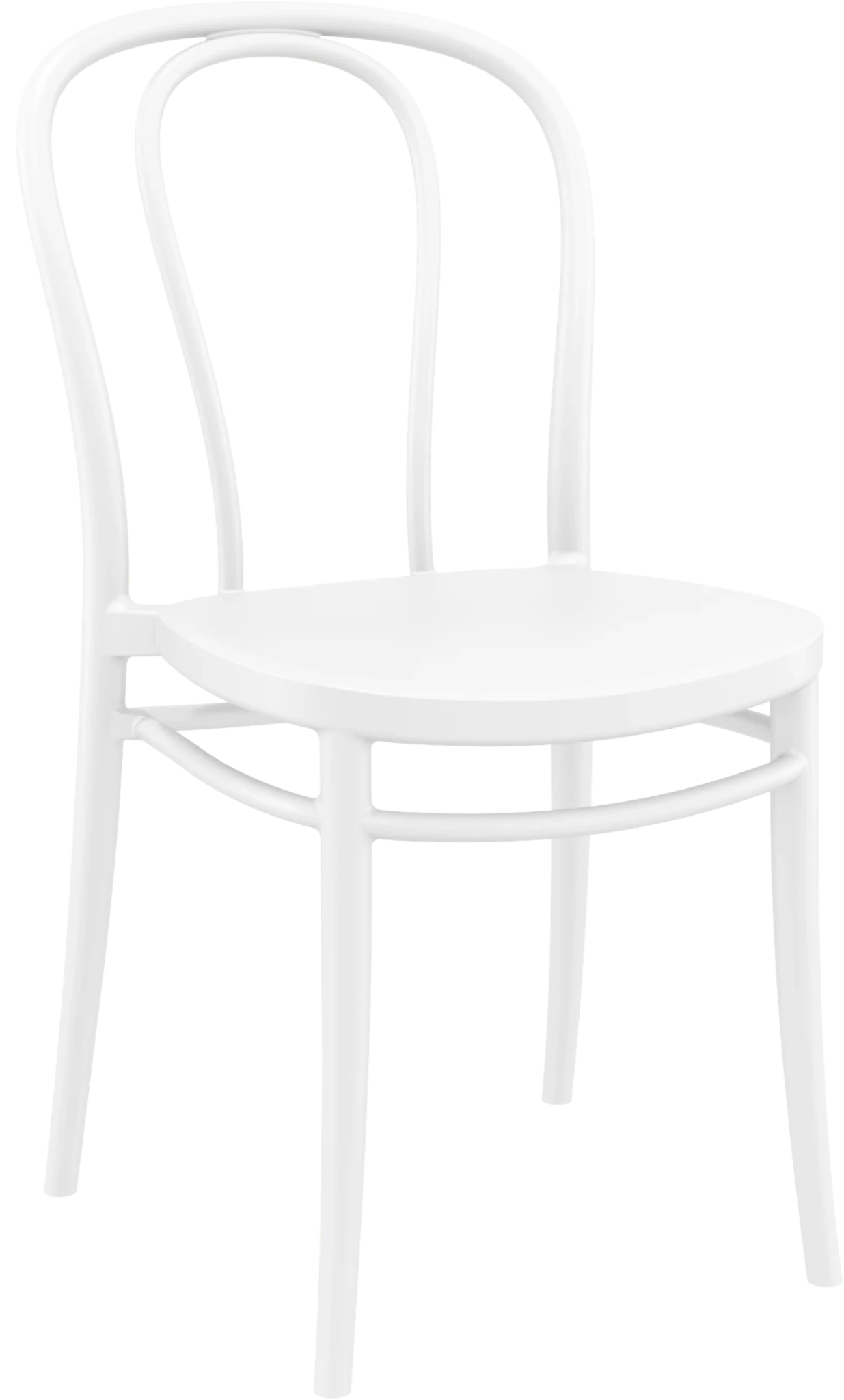 Siesta Victor Bentwood Chair White | Office Furniture Designs