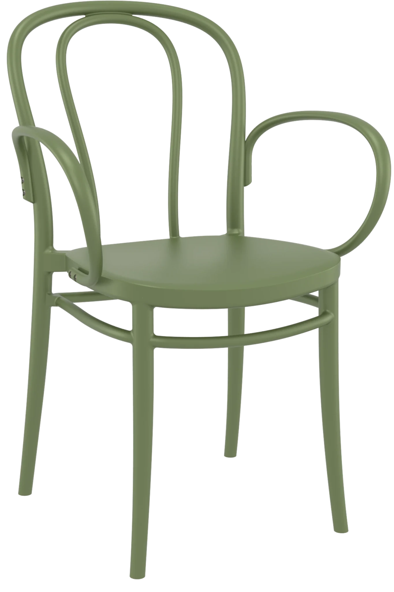 Siesta Victor Bentwood XL Arm Chair Olive | Office Furniture Designs