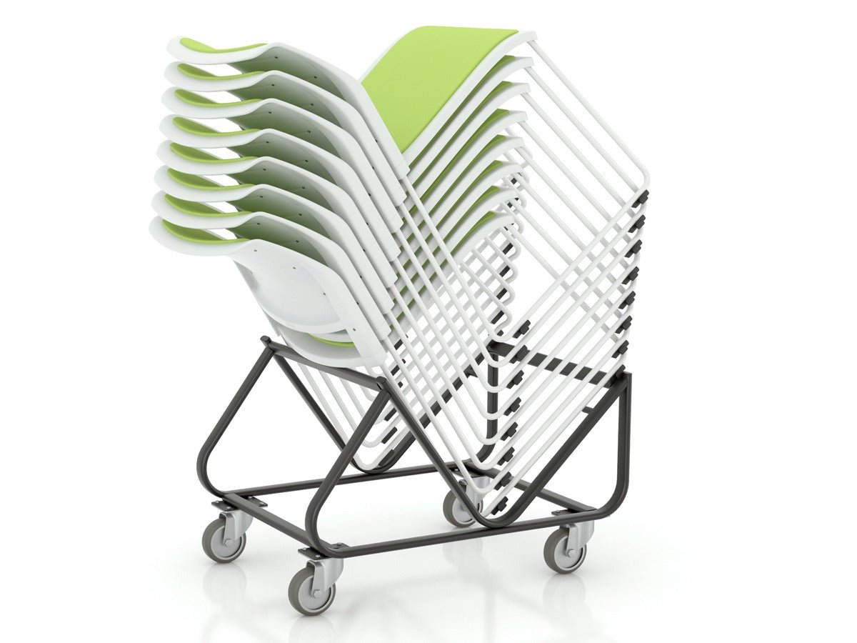 Sled Base Chair Trolley | Office Furniture Designs