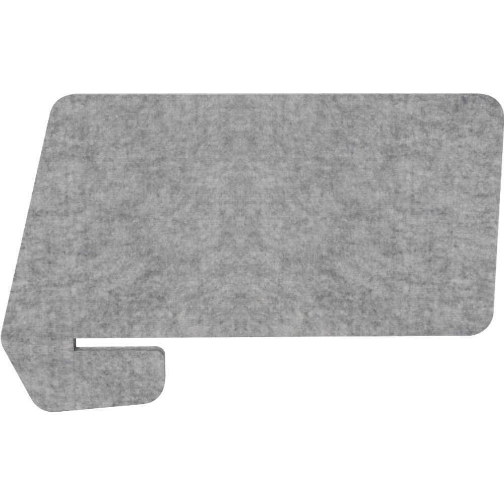 Slide On Eco Panel Screen 820W x 27D x 400mmH 820W x 27D x 400H Black Marble Grey | Office Furniture Designs
