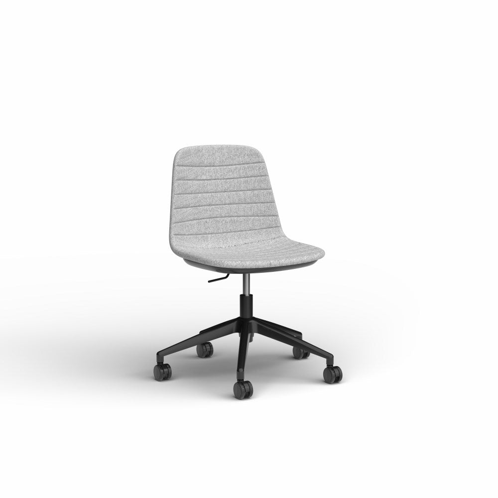 Sofia Office Chair Fabric Lift Black & Grey - Office Furniture Designs